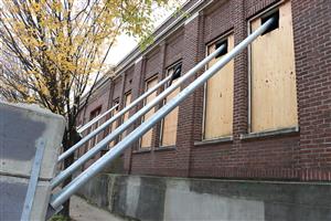 Reinforcing Historic Benson Brick walls